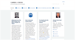 Desktop Screenshot of careeradviceblogs.com