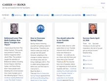 Tablet Screenshot of careeradviceblogs.com